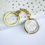 1965 60th Birthday Sixpence Locket Keyring