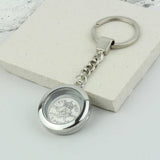 1965 60th Birthday Sixpence Locket Keyring