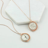 1965 60th Birthday Rose Gold Spinner Necklace