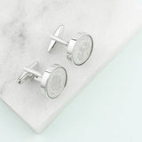 Personalised 21st Or 18th Birthday Five Pence Cufflinks