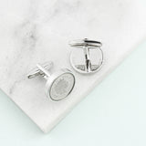 Personalised 21st Or 18th Birthday Five Pence Cufflinks