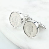 Personalised 1995 30th Birthday Five Pence 5p Cufflinks