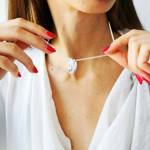 30th Birthday Sterling Silver Ring Necklace