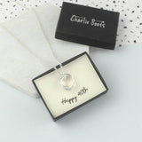 40th Birthday Sterling Silver Ring Necklace