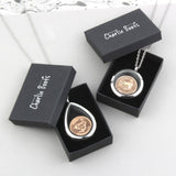 70th/80th Birthday Silver Farthing Locket Necklace