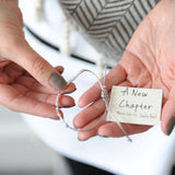 'A New Chapter' Morse Code Bracelet