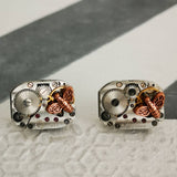 Recycled Bee Watch Movement Cufflinks
