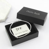 BFF Best Friends Morse Code Bracelet