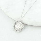 Dates 1928 To 1967 Sixpence Spinner Necklace