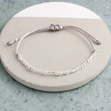 'Flower Girl' Morse Code Bracelet