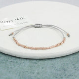 'Happy 16th Birthday' Morse Code Bracelet