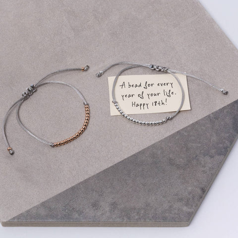 Happy 18th Bead For Every Year Friendship Bracelet