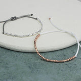 'Happy 18th' Birthday Morse Code Bracelet