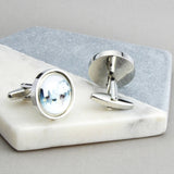 Personalised London City Watercolour Cufflinks