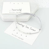 Love Morse Code Message Bracelet