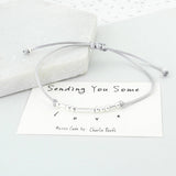 Love Morse Code Message Bracelet
