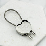 Personalised Sixpence Heart Keyring Dates 1928 To 1967