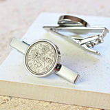 Personalised 1928 To 1967 Sixpence Tie Slide