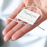 Morse Code 'Thankyou' Bracelet