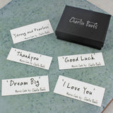 Morse Code 'Thankyou' Bracelet