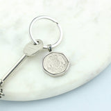 Personalised 18th / 21st Birthday Twenty Pence Keyring