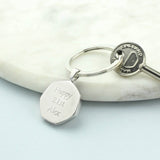 Personalised 18th / 21st Birthday Twenty Pence Keyring