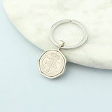 Personalised 18th / 21st Birthday Twenty Pence Keyring