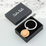 Personalised 18th Or 21st Birthday One Pence Keyring