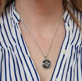 Personalised 1965 60th Enamelled Sixpence Necklace