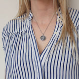 Personalised 1965 60th Enamelled Sixpence Necklace