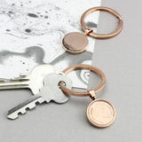 Personalised 1971 To 1984 Half Pence Keyring