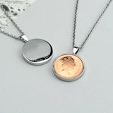Personalised 30th 1995  Birthday One Pence Necklace