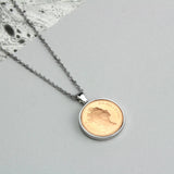 Personalised 30th 1995  Birthday One Pence Necklace