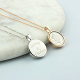 Personalised 30th Birthday Five Pence Necklace
