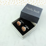 Personalised 50th Birthday 1975 Halfpence Cufflinks