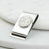 Personalised 60th Birthday Sixpence Money Clip