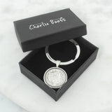 Personalised Any Date Five Pence Keyring