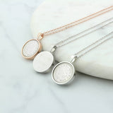 Personalised Any Date Five Pence Necklace