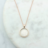 Personalised Any Date Five Pence Necklace