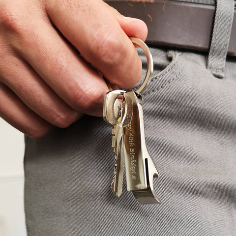 Personalised Keyring Bottle Opener