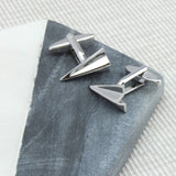 Personalised Paper Plane Cufflinks