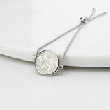 60th Birthday Sixpence Bracelet