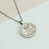 Personalised Sixpence Necklace 1928 To 1967