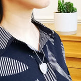 Personalised Stainless Steel Plectrum Necklace