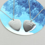 Personalised Stainless Steel Plectrum Necklace