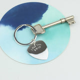 Personalised Guitar Plectrum Keyring