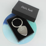 Personalised Guitar Plectrum Keyring