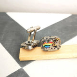 Rainbow Watch Movement Cufflinks