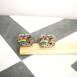 Rainbow Watch Movement Cufflinks