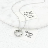 Silver Or Gold 30th Birthday Rings Necklace